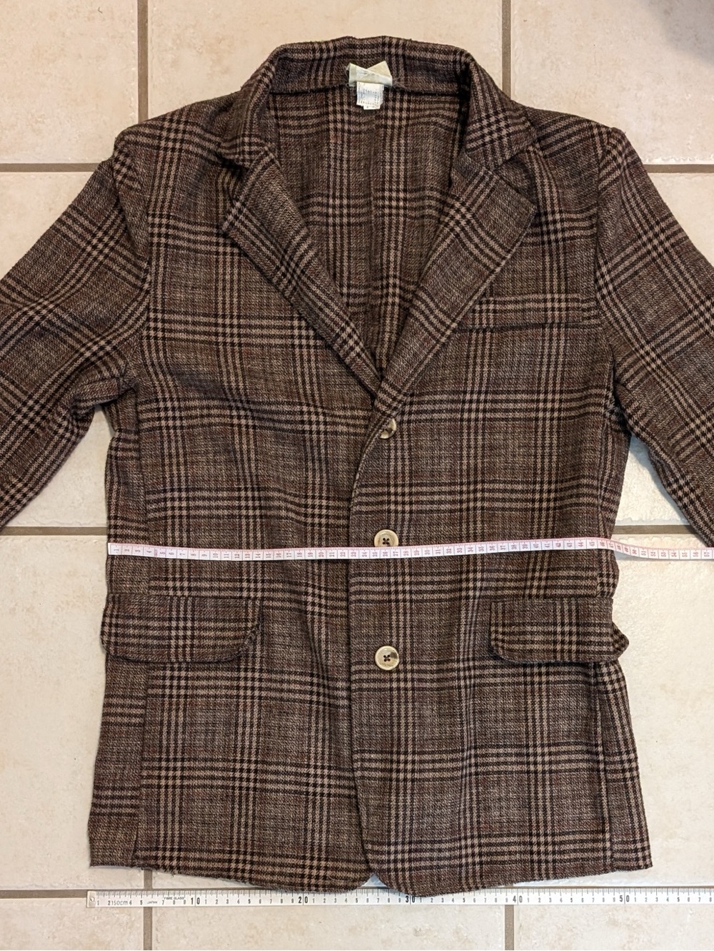 2009 Vintage Official Doctor Who Tweed Costume Blazer 11th Doctor Elbow Patch - Picture 7 of 11